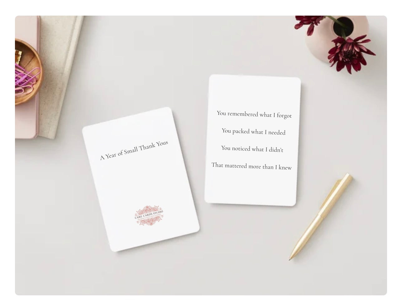 Card Collection for Mom: A Year of Small Thank-Yous